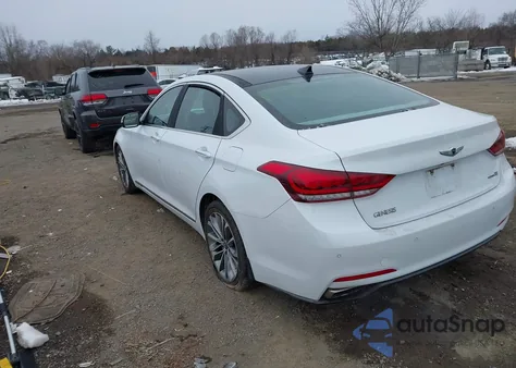 2015 Hyundai Genesis 3.8 из США, поврежденный, VIN KMHGN4JE2FU046038